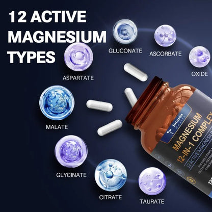 Magnesium 12-in-1 Complex | 120 Capsules