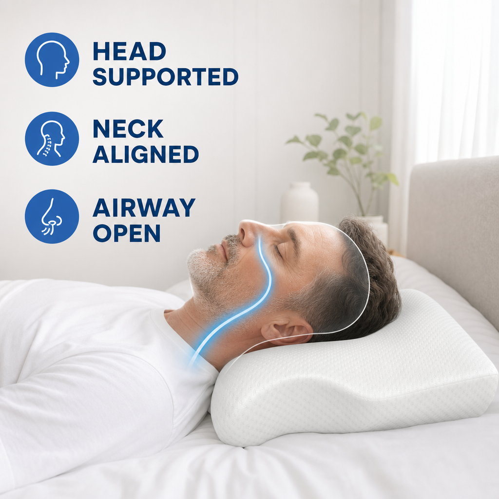 Anti-Snoring Mouthpiece Universal Size + Cleaning Brush
