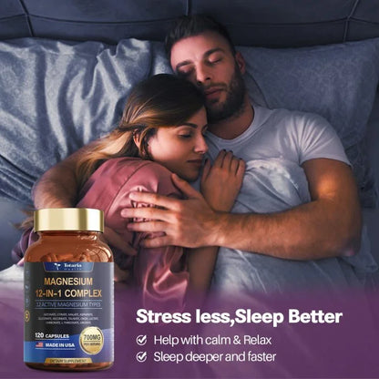 Magnesium 12-in-1 Complex | 120 Capsules